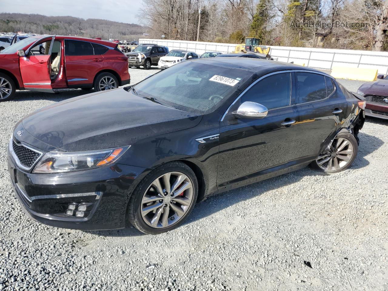 2014 Kia Optima Sx Black vin: 5XXGR4A6XEG272740