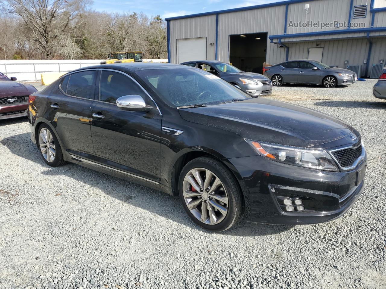 2014 Kia Optima Sx Black vin: 5XXGR4A6XEG272740