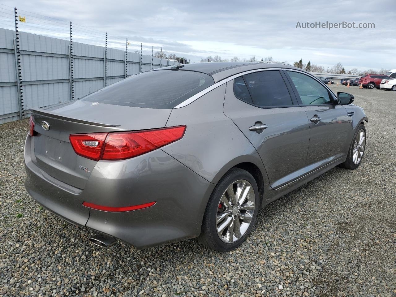 2014 Kia Optima Sx Gray vin: 5XXGR4A6XEG349428