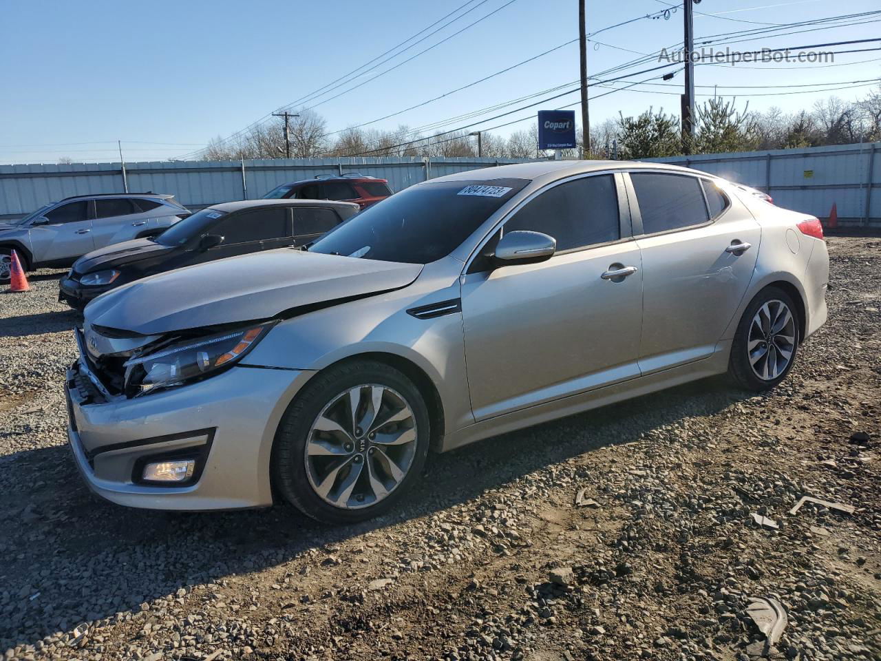 2014 Kia Optima Sx Silver vin: 5XXGR4A71EG261540