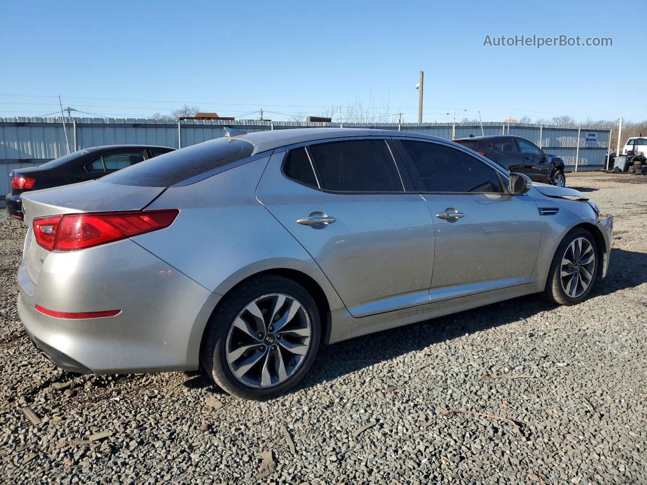 2014 Kia Optima Sx Silver vin: 5XXGR4A71EG261540