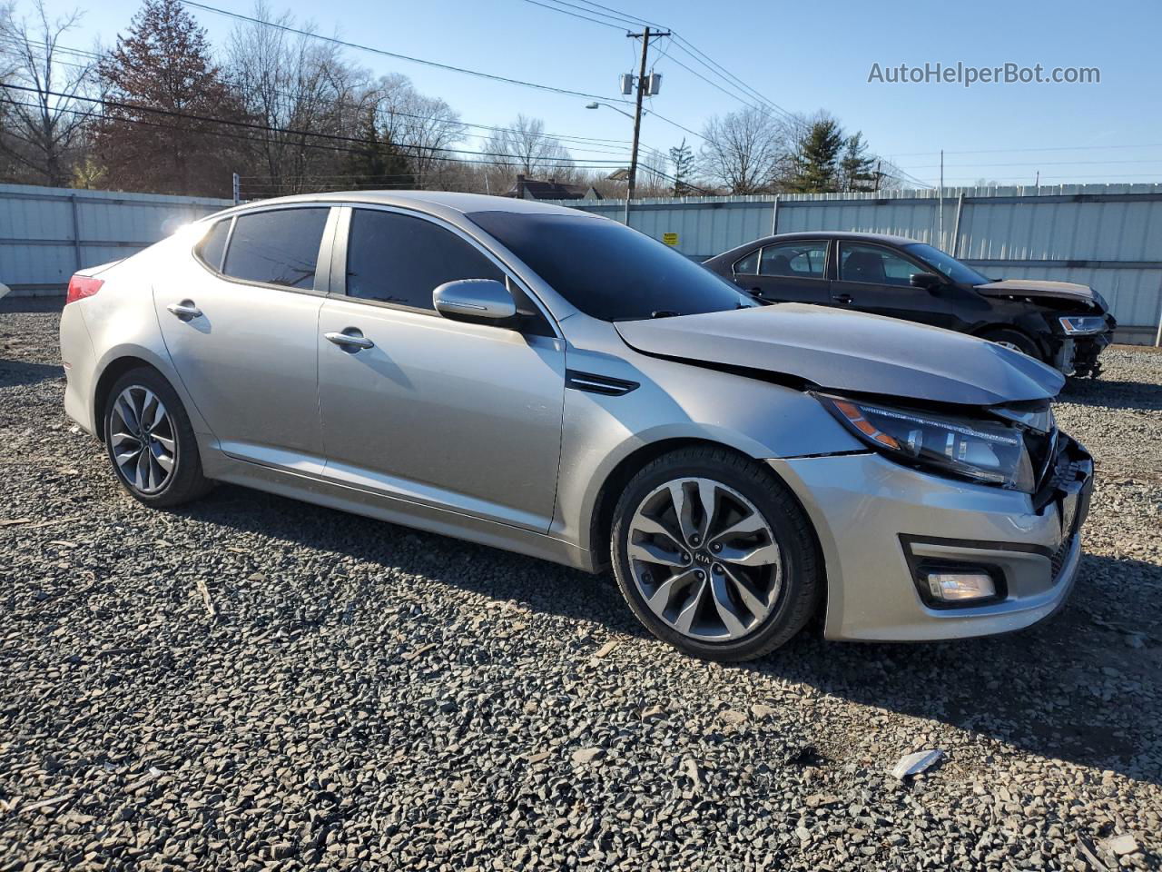 2014 Kia Optima Sx Silver vin: 5XXGR4A71EG261540