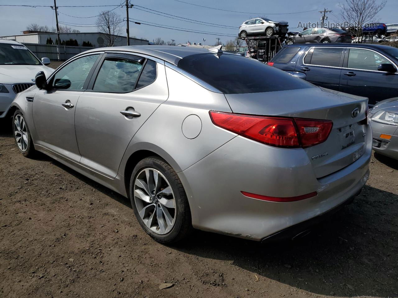 2014 Kia Optima Sx Серебряный vin: 5XXGR4A71EG294473