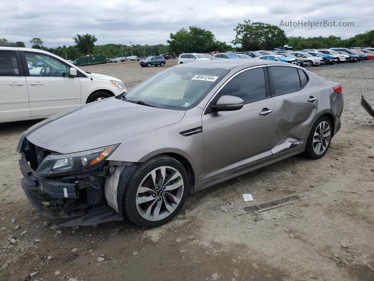 2014 Kia Optima Sx Gray vin: 5XXGR4A76EG268130