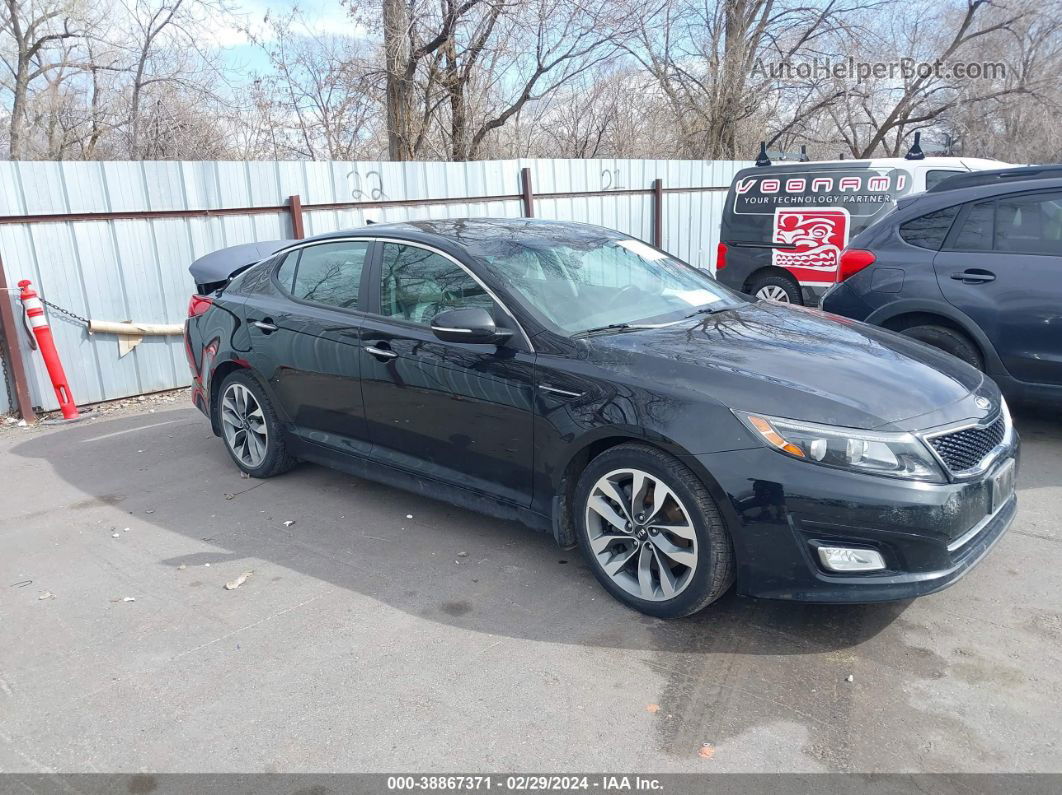 2014 Kia Optima Sx Black vin: 5XXGR4A77EG269142