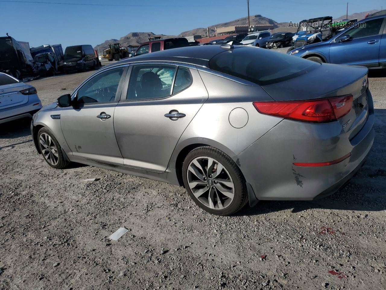 2014 Kia Optima Sx Silver vin: 5XXGR4A78EG317490