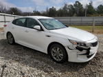 2016 Kia Optima Lx White vin: 5XXGT4L12GG030773