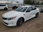 2017 Kia Optima Lx White vin: 5XXGT4L15HG175307