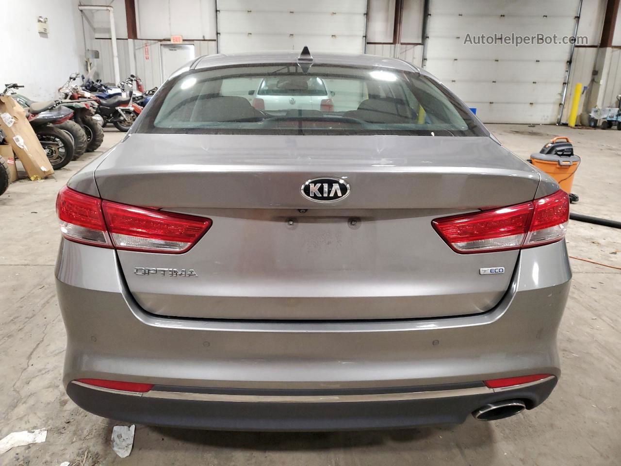 2016 Kia Optima Lx Silver vin: 5XXGT4L17GG053675