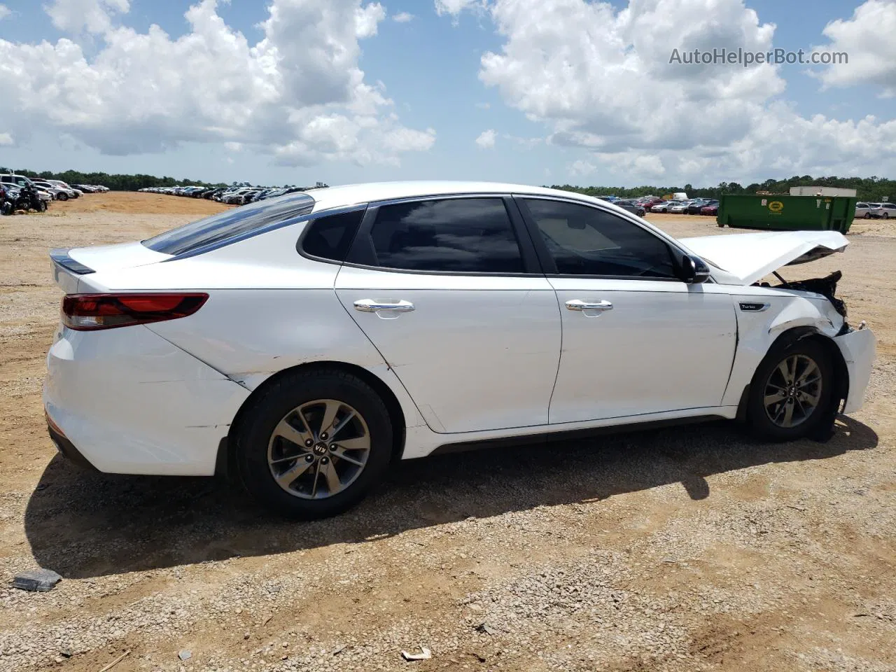 2017 Kia Optima Lx White vin: 5XXGT4L1XHG170538