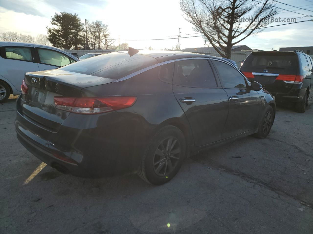 2016 Kia Optima Lx Gray vin: 5XXGT4L30GG028053