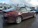 2016 Kia Optima Lx Maroon vin: 5XXGT4L30GG028554