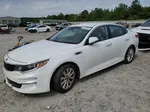 2016 Kia Optima Lx White vin: 5XXGT4L30GG036783