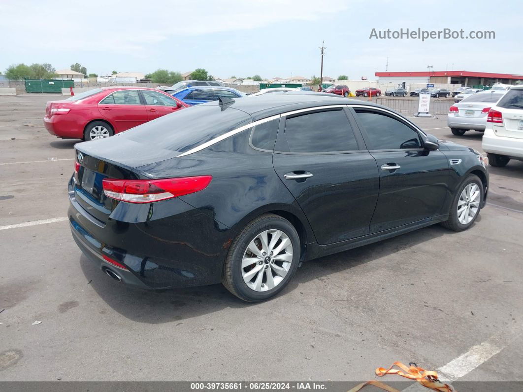 2016 Kia Optima Lx Черный vin: 5XXGT4L30GG060923