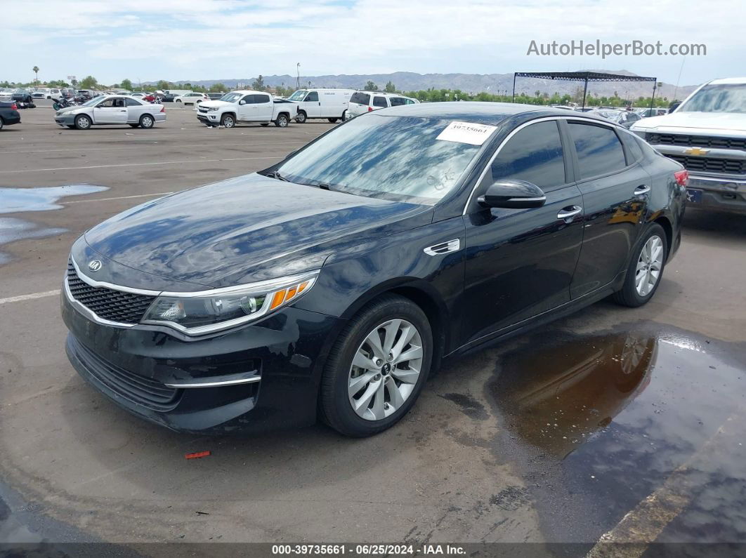 2016 Kia Optima Lx Black vin: 5XXGT4L30GG060923