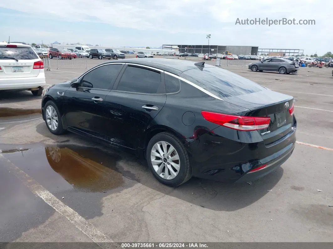 2016 Kia Optima Lx Black vin: 5XXGT4L30GG060923