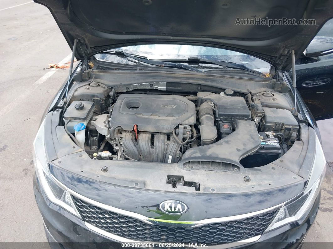 2016 Kia Optima Lx Черный vin: 5XXGT4L30GG060923