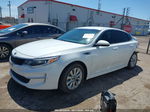 2016 Kia Optima Lx White vin: 5XXGT4L30GG069184