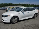 2016 Kia Optima Lx White vin: 5XXGT4L30GG070092