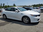 2016 Kia Optima Lx White vin: 5XXGT4L30GG070092