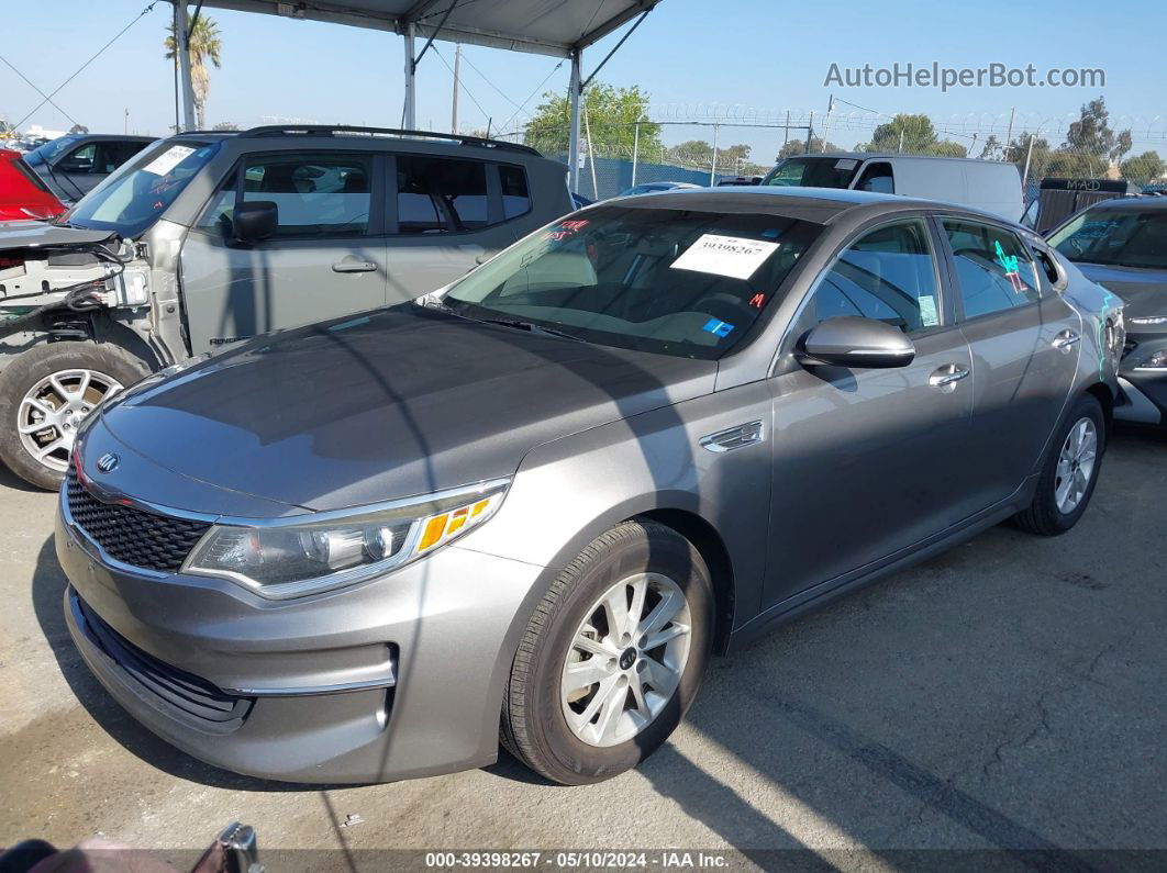 2017 Kia Optima Lx Silver vin: 5XXGT4L30HG142314