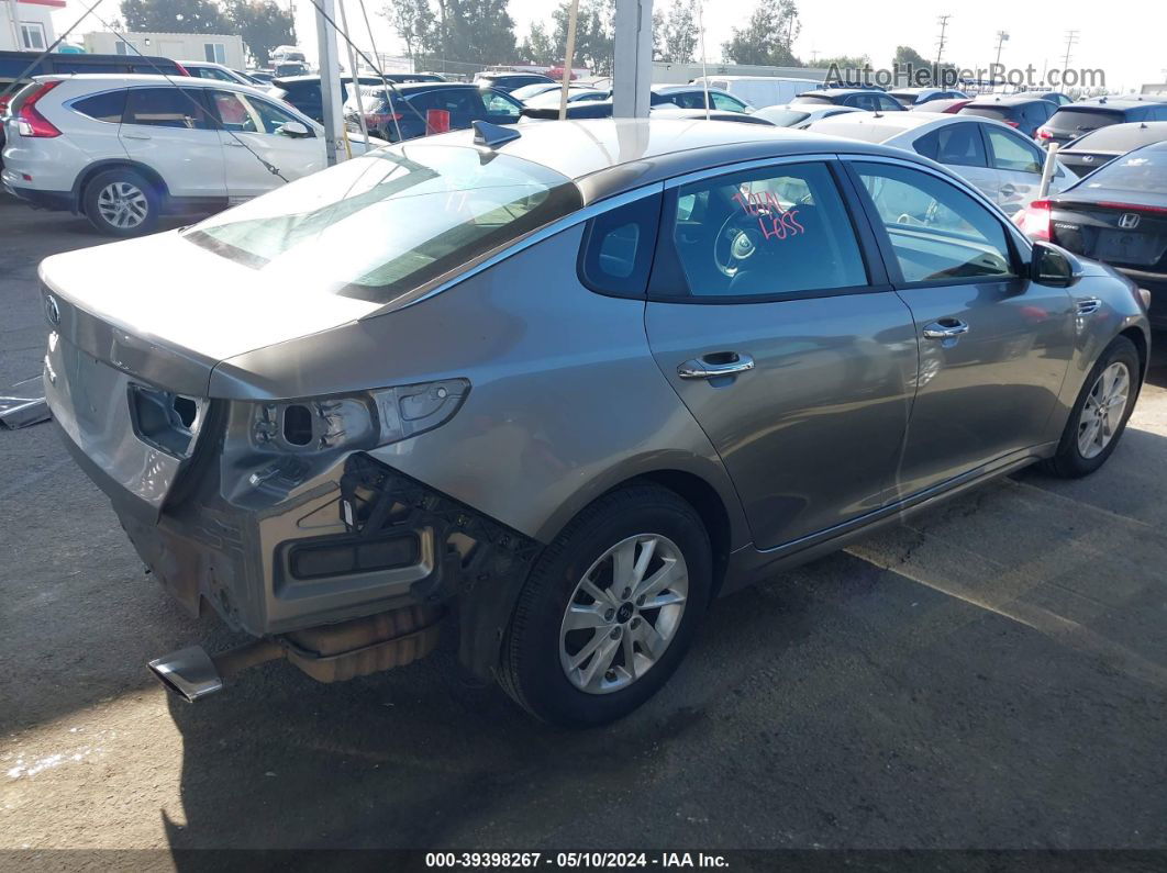 2017 Kia Optima Lx Silver vin: 5XXGT4L30HG142314