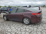 2017 Kia Optima Lx Burgundy vin: 5XXGT4L30HG155662