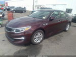 2017 Kia Optima Lx Burgundy vin: 5XXGT4L30HG163809