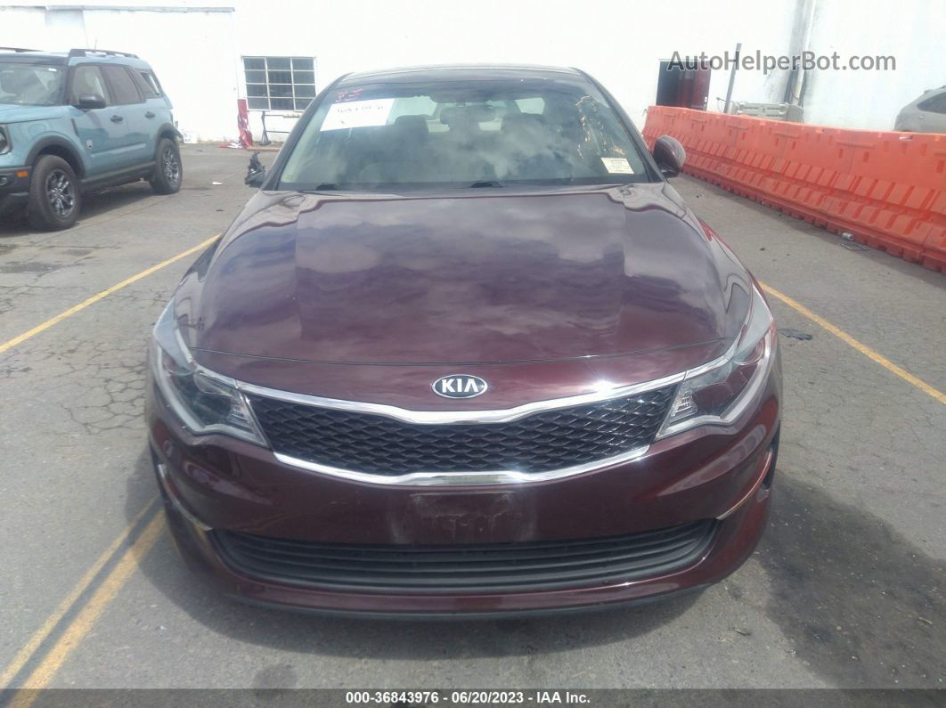 2017 Kia Optima Lx Бордовый vin: 5XXGT4L30HG163809