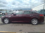 2017 Kia Optima Lx Burgundy vin: 5XXGT4L30HG163809