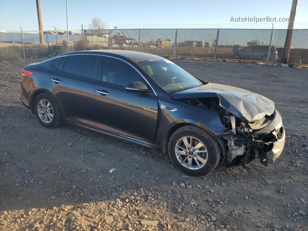 2017 Kia Optima Lx Black vin: 5XXGT4L30HG168184