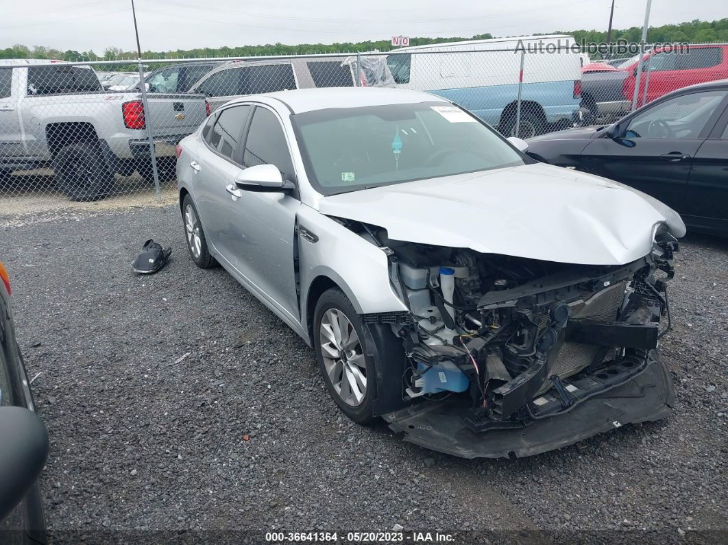 2017 Kia Optima Lx Silver vin: 5XXGT4L30HG173496