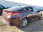 2018 Kia Optima Lx Maroon vin: 5XXGT4L30JG188697