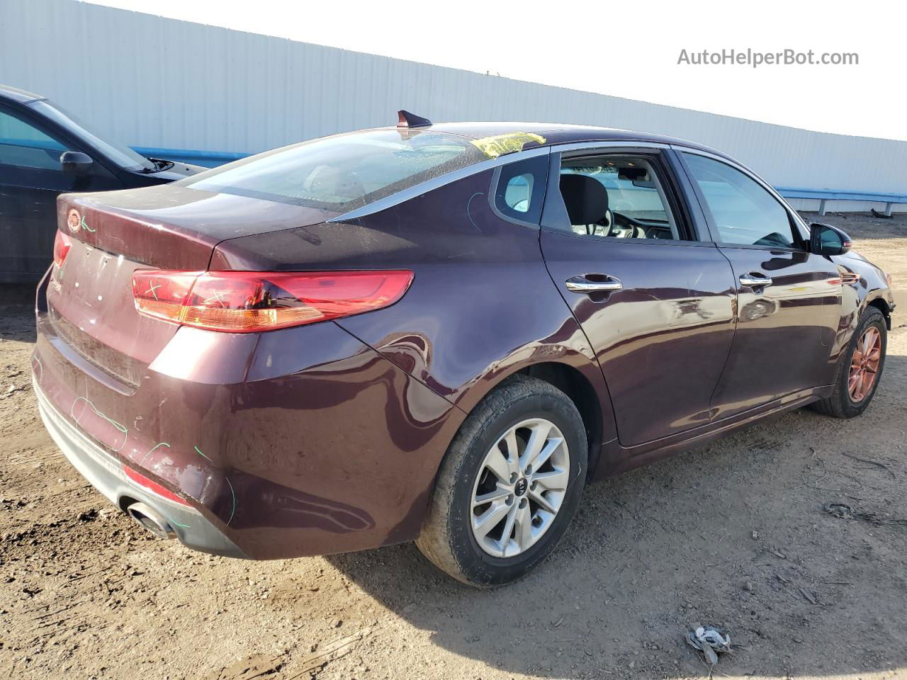 2018 Kia Optima Lx Maroon vin: 5XXGT4L30JG188697