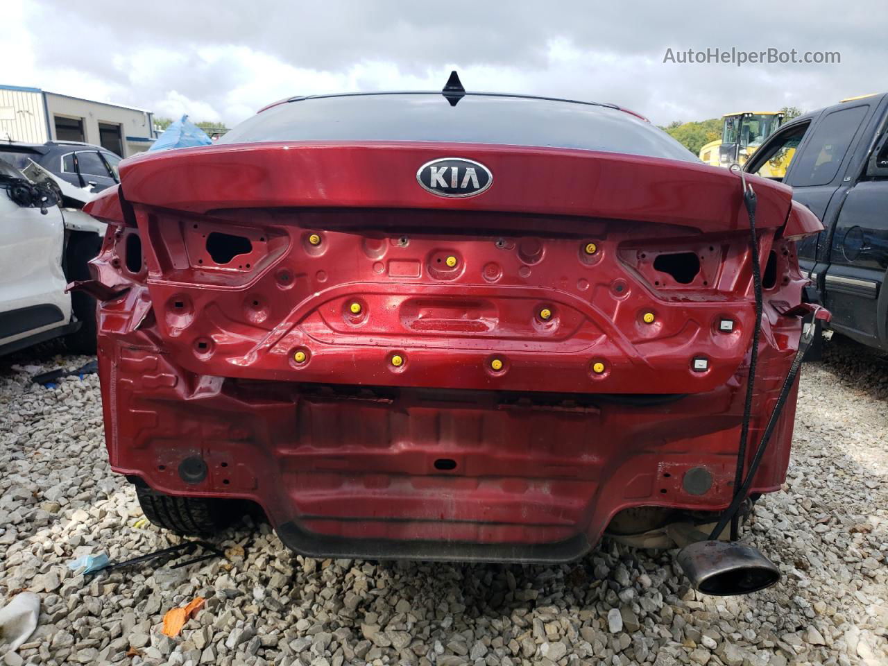 2018 Kia Optima Lx Red vin: 5XXGT4L30JG190014