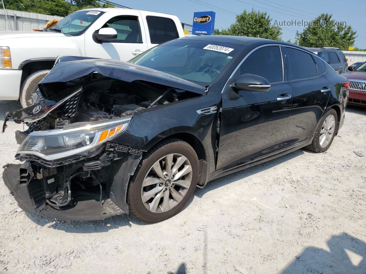 2018 Kia Optima Lx Black vin: 5XXGT4L30JG191759