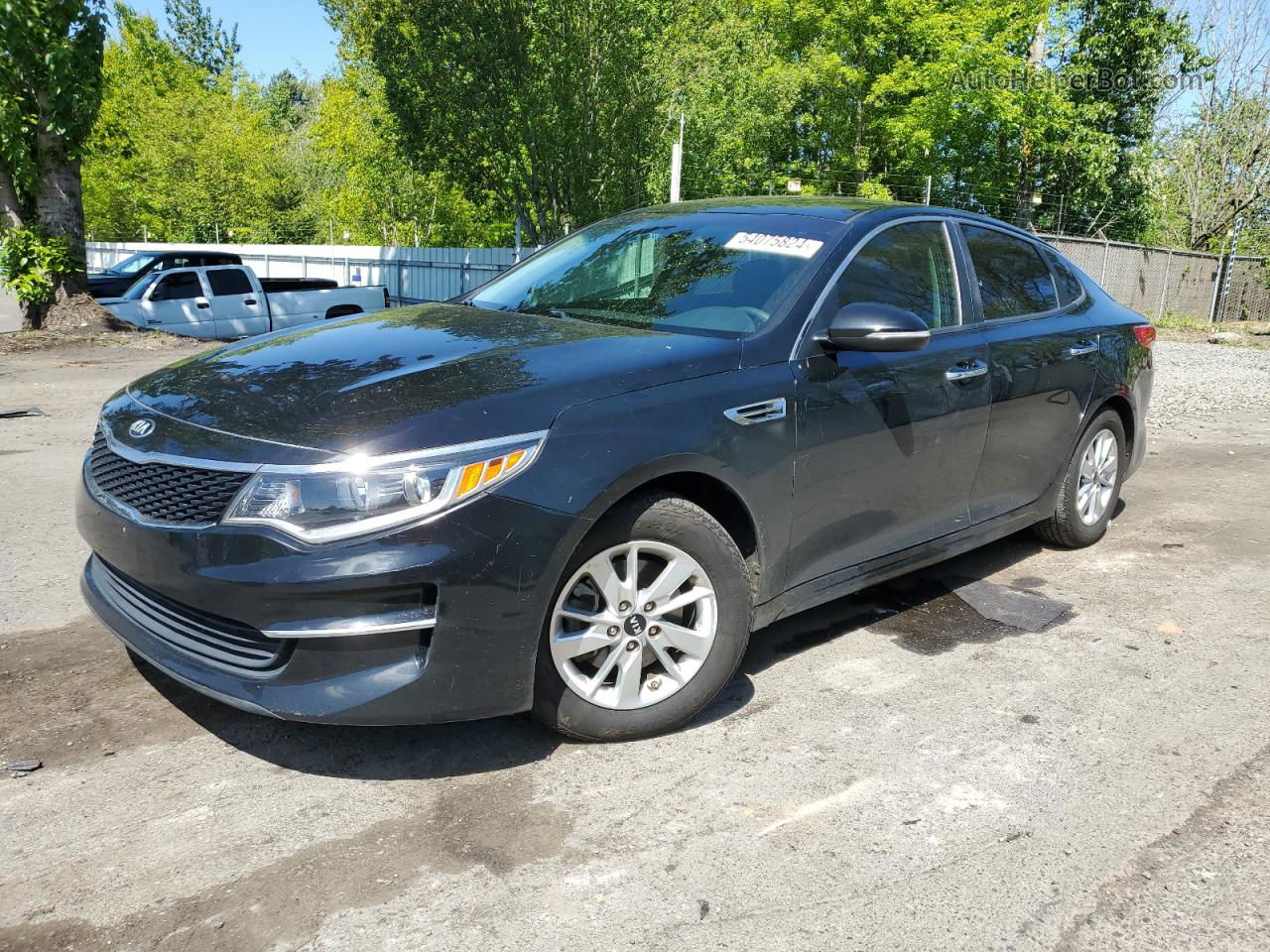 2018 Kia Optima Lx Black vin: 5XXGT4L30JG197481