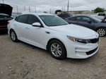 2018 Kia Optima Lx White vin: 5XXGT4L30JG201321