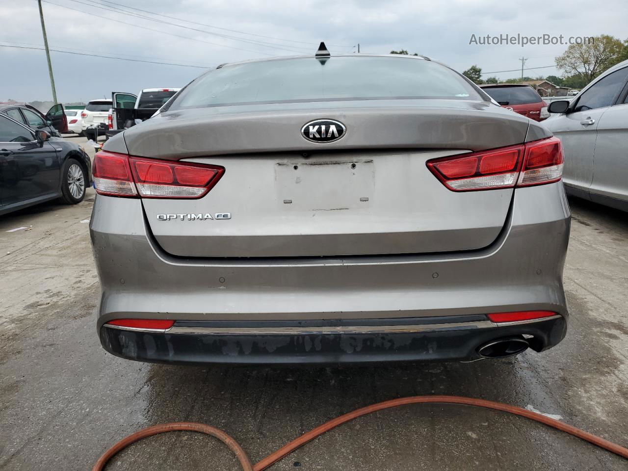 2018 Kia Optima Lx Gray vin: 5XXGT4L30JG218409