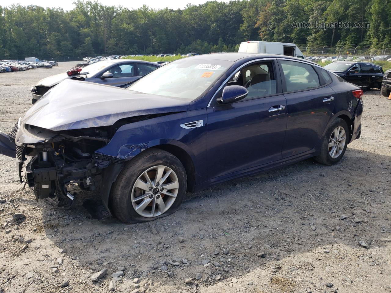 2018 Kia Optima Lx Blue vin: 5XXGT4L30JG234724