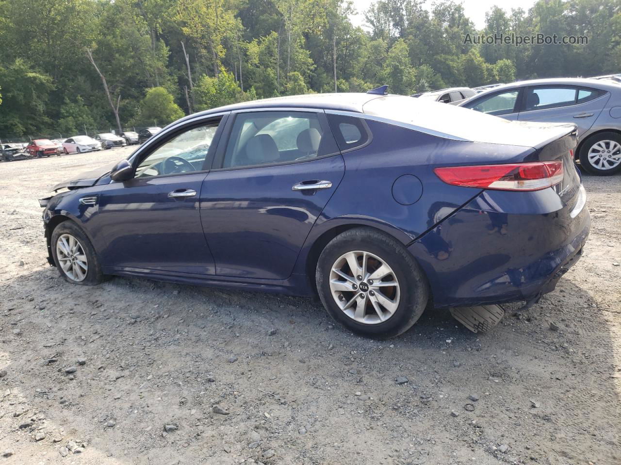 2018 Kia Optima Lx Blue vin: 5XXGT4L30JG234724