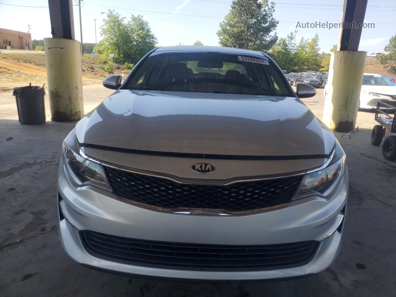 2018 Kia Optima Lx Silver vin: 5XXGT4L30JG234948