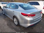 2018 Kia Optima Lx Серебряный vin: 5XXGT4L30JG247537