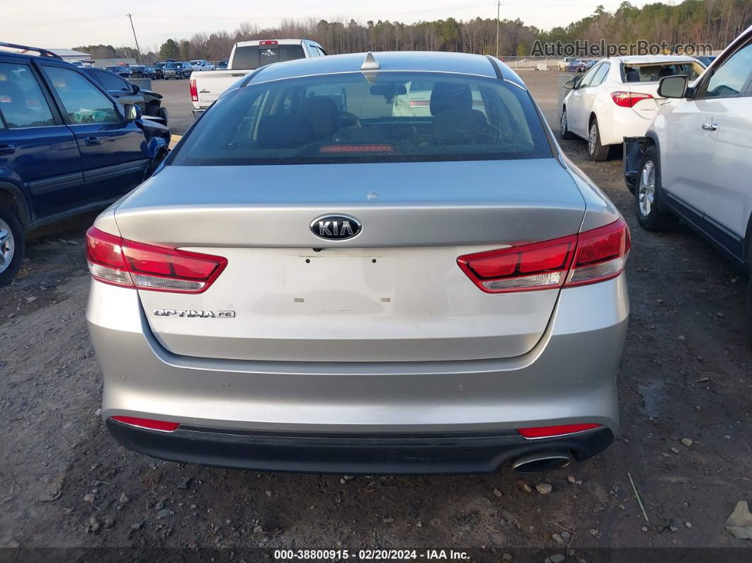 2018 Kia Optima Lx Silver vin: 5XXGT4L30JG247537