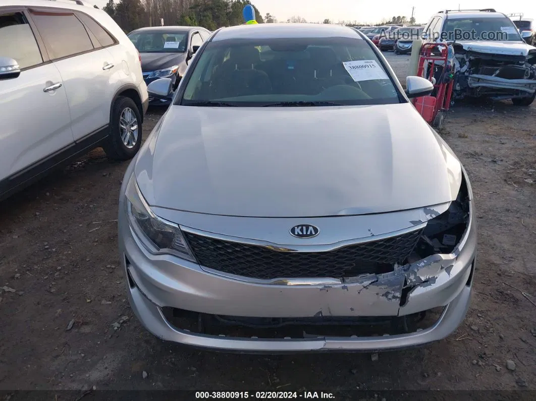 2018 Kia Optima Lx Silver vin: 5XXGT4L30JG247537