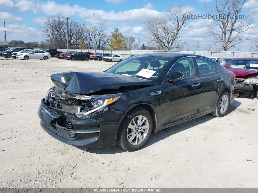 2018 Kia Optima Lx Black vin: 5XXGT4L30JG248722