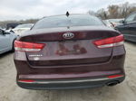 2018 Kia Optima Lx Бордовый vin: 5XXGT4L30JG259140