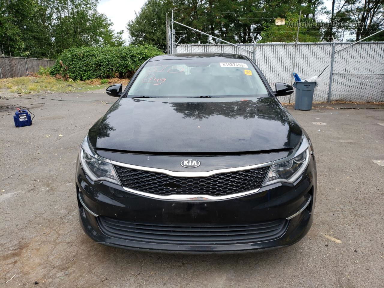 2018 Kia Optima Lx Black vin: 5XXGT4L30JG271353