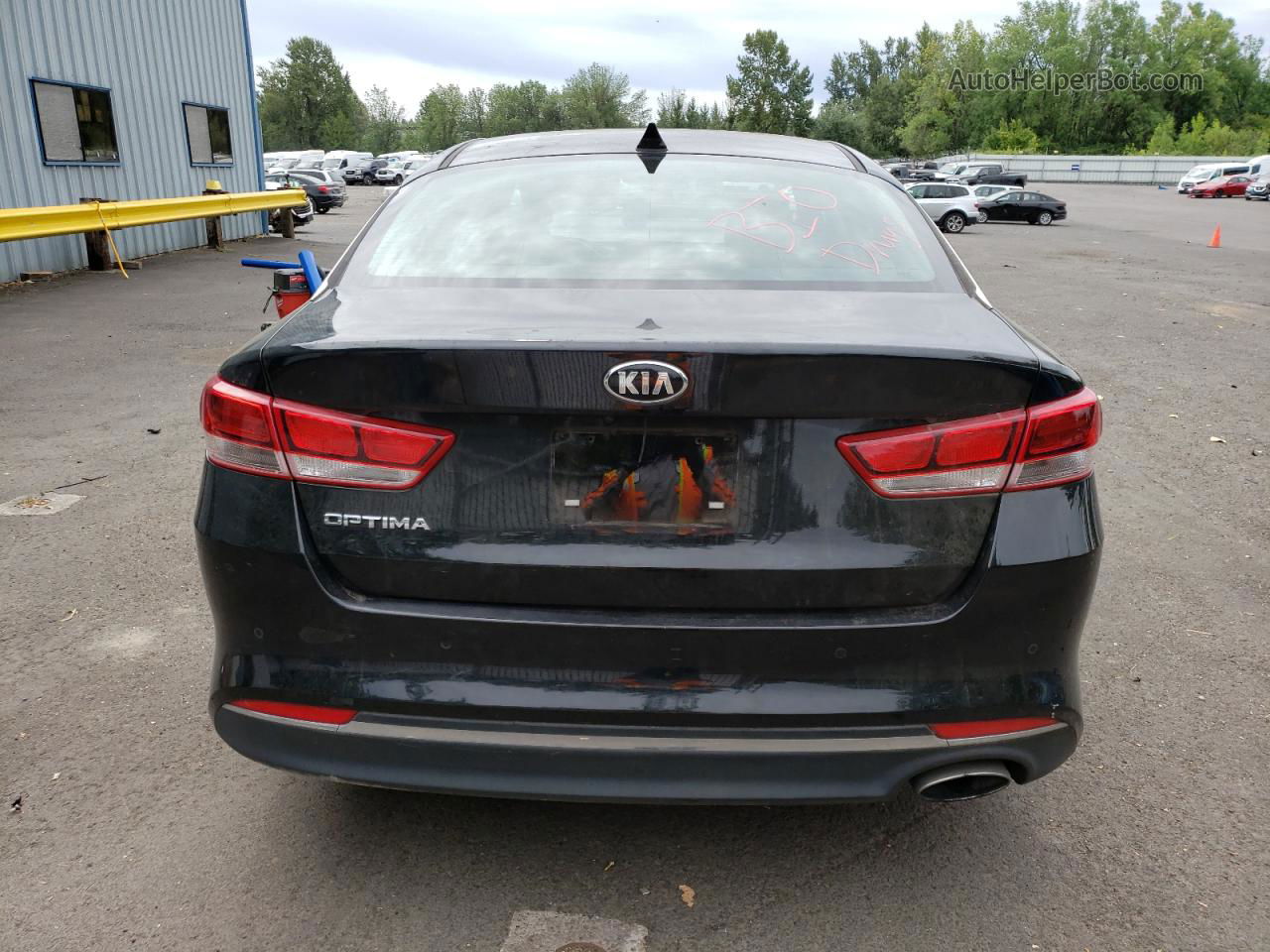 2018 Kia Optima Lx Черный vin: 5XXGT4L30JG271353