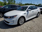 2018 Kia Optima Lx White vin: 5XXGT4L30JG271885